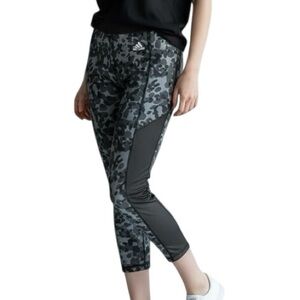 Adidas Techfit Climalite Compression capri pant - Black-running/gym Size XS